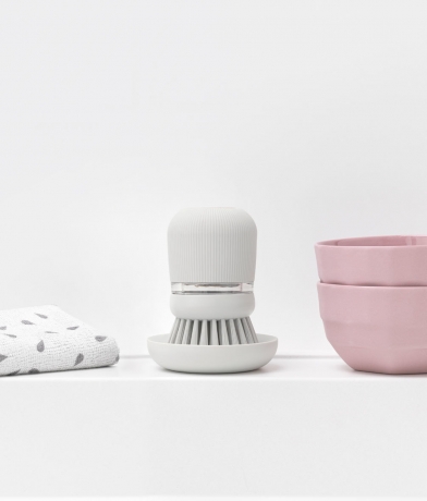 Сменная щетка для дозатора, 2 шт., Светло-серый Brabantia