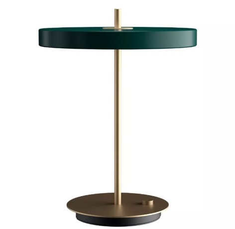 Настольный светильник Asteria forest green, 31х41,5 см. Umage