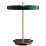 Настольный светильник Asteria forest green, 31х41,5 см. Umage