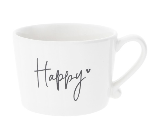 Кружка, 10x8x7 см. White Happy Black Bastion Collections