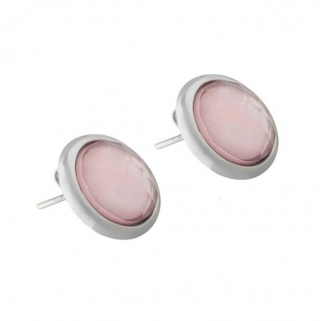 Пусеты Pearl Quartz Rose A9997.9 R/S Possebon