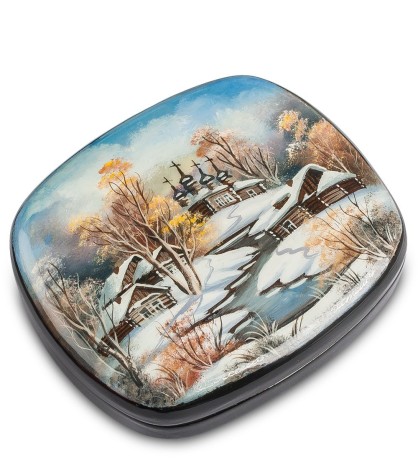 ШК-25/ 5-A Шкатулка "Зима" исп. Хомин И.