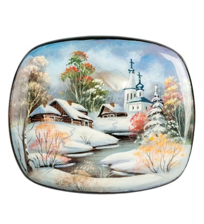 ШК-25/ 5-A Шкатулка "Зима" исп. Хомин И.