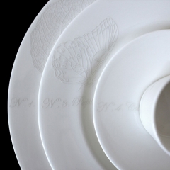 Тарелка обеденная, 27 см, BIANCO&BIANCO Taitu