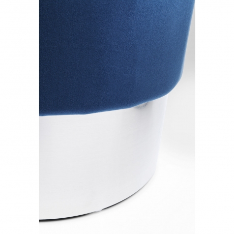 Пуф Cherry, коллекция "Вишня" 35*42*35, Полиэстер, Полиуретан, ДСП, Сталь, Синий