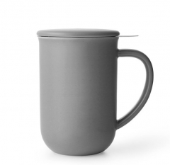 Кружка чайная с ситечком, 500 мл. серый, Minima Viva Scandinavia