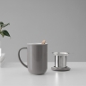 Кружка чайная с ситечком, 500 мл. серый, Minima Viva Scandinavia