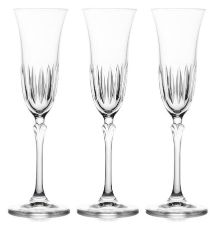 Набор бокалов для шампанского Gemma Point, 0,15 л. 6 шт. Le Stelle