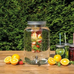 Диспенсер стеклянный для напитков объемом, 7,5 л. KC Kitchen Craft