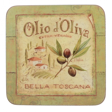 Набор 6 подставок Olio D Oliva, 10.5х10.5 см. Creative Tops