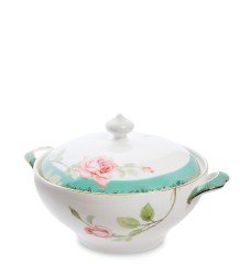 JK-232 Супница с крышкой "Роза" (Milano Rose Pavone)