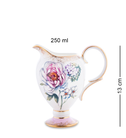 JK-124 Чайный сервиз 15 пр. на 6 перс. "Цветок Неаполя" (Fiore Napoli Pavone)