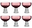 Набор креманок Fun Classy, лиловый, 0,35 л. 6 шт. Pozzi Milano 1876