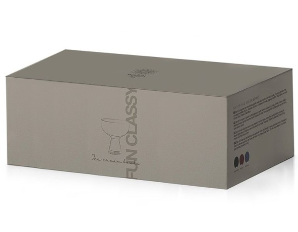 Набор креманок Fun Classy, лиловый, 0,35 л. 6 шт. Pozzi Milano 1876