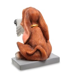 RV-916 Статуэтка Собака Бассет-хаунд "Желаю везения" (W.Stratford)