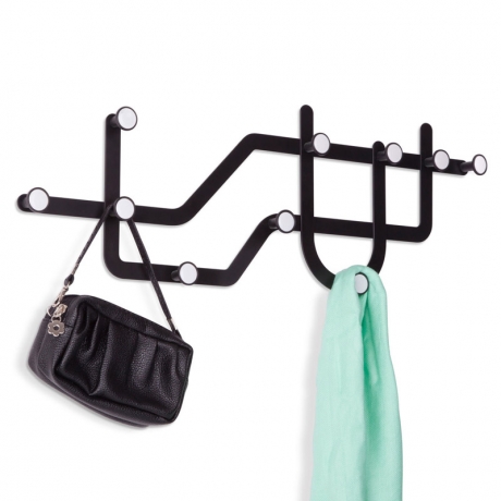 Вешалка Subway, черная, Umbra