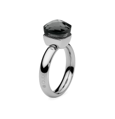 Кольцо Firenze smoke 18 мм 611042 BW/S Qudo