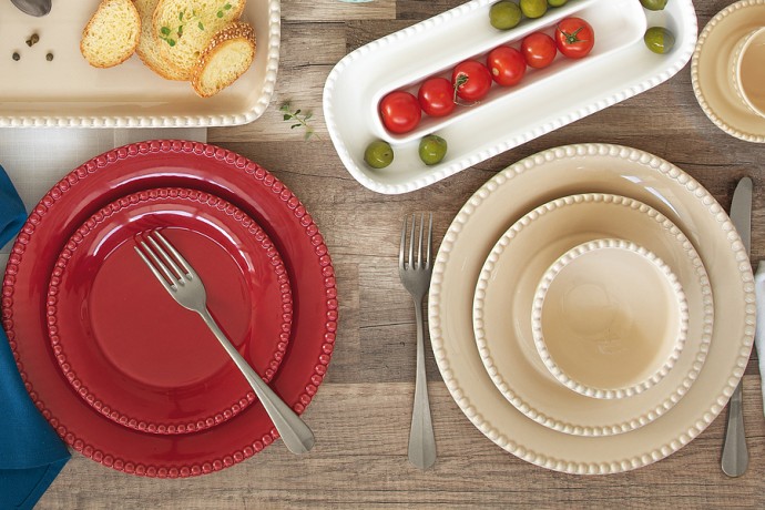 Салатник Tiffany, бежевый, 20 см. 1,5 л. Easy Life