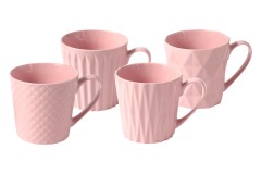 Набор из 4-х кружек Nova, розовый, 0,38 л. Maxwell &amp; Williams