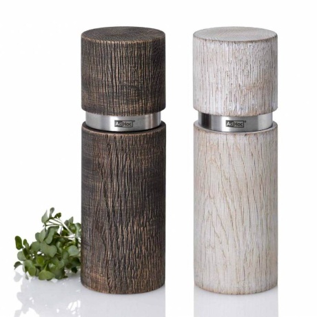 Мельница для соли/перца AdHoc TEXTURA ANTIQUE, 15 см. черный