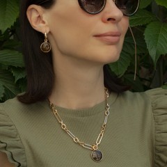 Колье COFFE AGATE