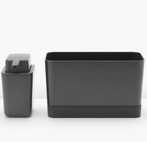 Набор аксессуаров для раковины, 2 пр., Темно-серый Brabantia