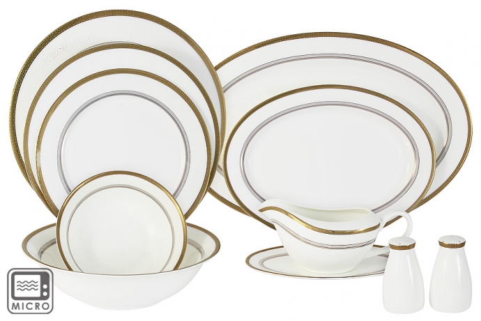 Обеденный сервиз на 12 персон "Очарование" 50 предметов, Emily