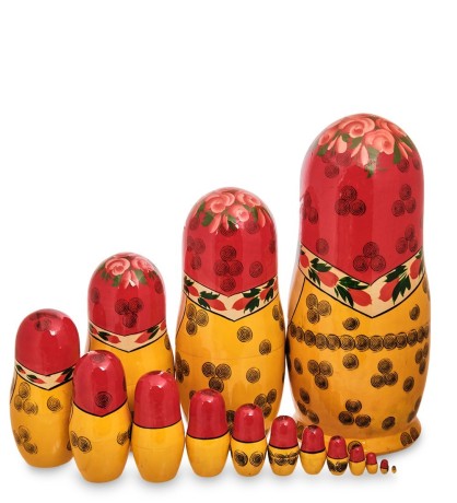 МР-10/13 Матрешка 15-кукольная (Семеновская)