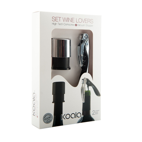Набор для вина Wine Lovers серебряный Koala