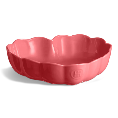 Форма для выпечки "Сердце" с волнистыми бортами, 26,5 см. цвет: розовый, Мадлен Emile Henry