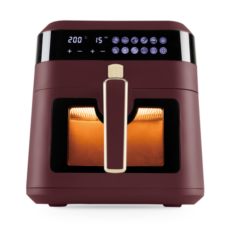 Аэрогриль электрический, 6,3 л, Berlinger Haus, Leonardo, матовый бордо