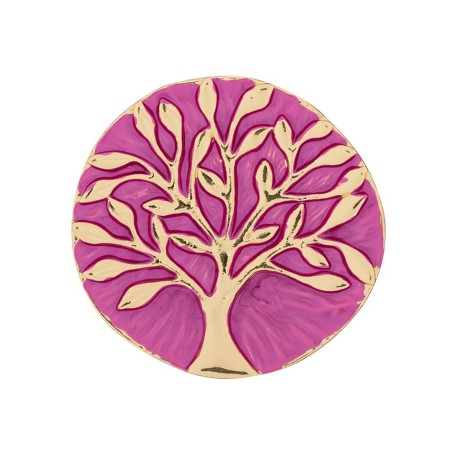 Брошь Дерево с листьями XZ1362.11 V/G Shadore