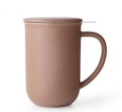 Кружка чайная с ситечком, 500 мл. терракотовый, Minima Viva Scandinavia