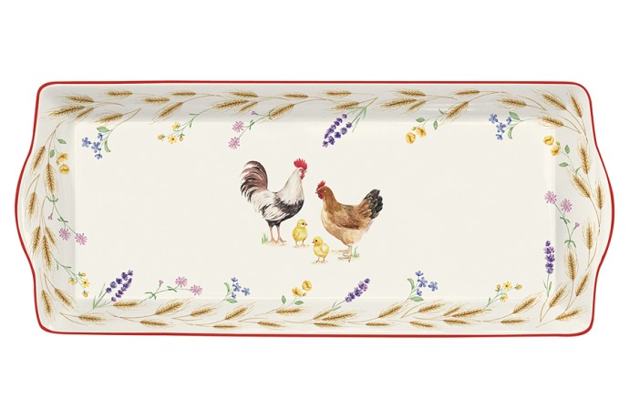 Блюдо прямоугольное Country Life, 35х15 см. Easy Life