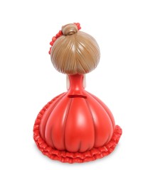 MF- 05 Копилка маленькая "Девочка в красном платье"