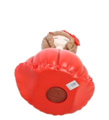 MF- 05 Копилка маленькая "Девочка в красном платье"