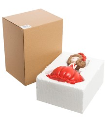 MF- 05 Копилка маленькая "Девочка в красном платье"