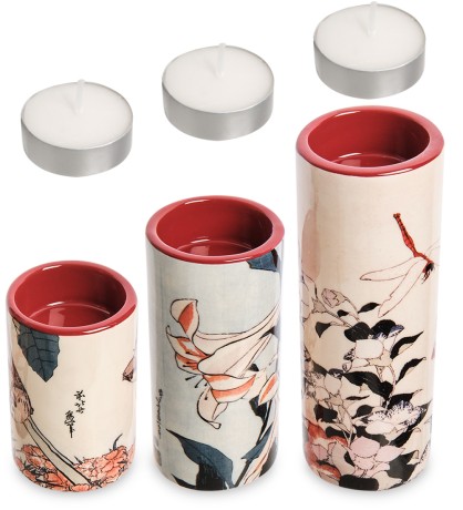 pr-TS06HOK Набор подсвечников (Hokusai.Parastone)