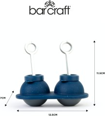 Силиконовая форма Swizzle Ice 2 BLUE BarCraft, 13x9,2x5,5 см. Kitchen Craft