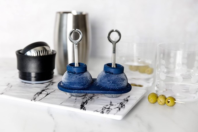 Силиконовая форма Swizzle Ice 2 BLUE BarCraft, 13x9,2x5,5 см. Kitchen Craft