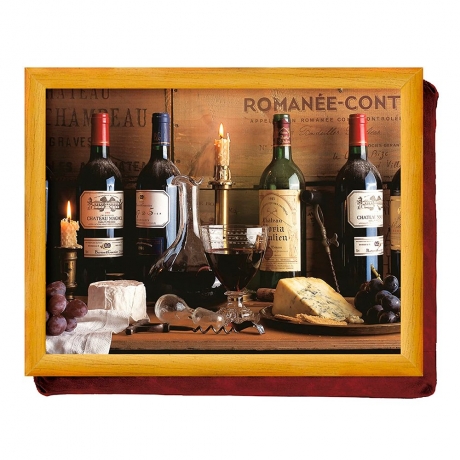Поднос с подушкой, 44x33x6 см. Vintage Wine Kitchen Craft
