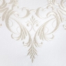 Комплект постельного белья "ROCOCO", сатин-жаккард, 150х210+220x240+50х70 см. белый, BOVI