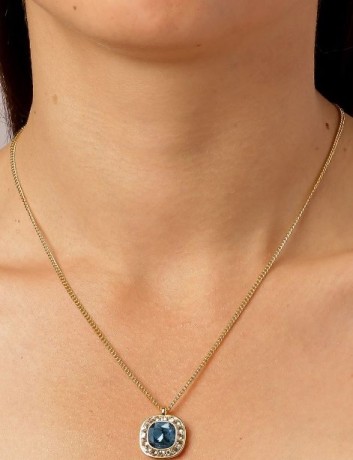 Колье KELLY SG BLUE Dyrberg Kern