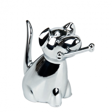 Подставка для колец Собака хром