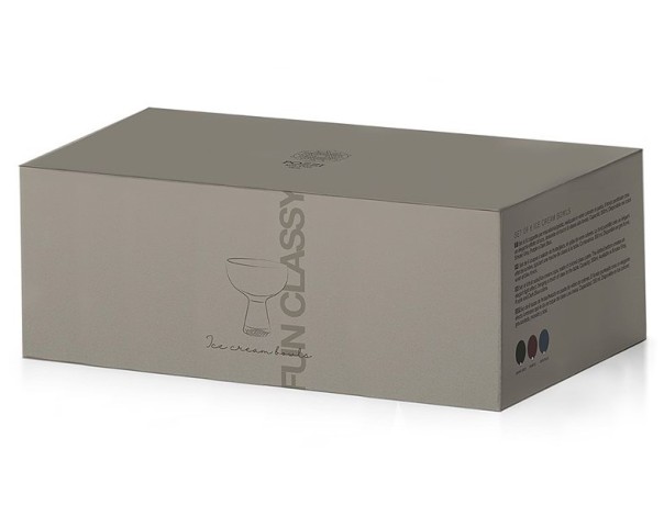 Набор креманок Fun Classy, тёмно-синий, 0,35 л, 6 шт. Pozzi Milano 1876