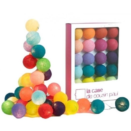 Гирлянда с подсветкой, 20 шаров Tao Tong, La case de cousin paul