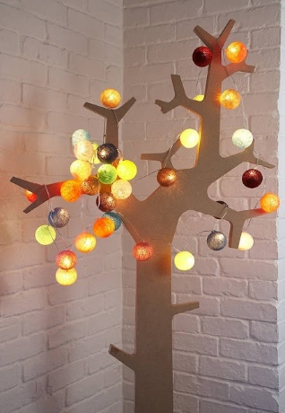 Гирлянда с подсветкой, 20 шаров Tao Tong, La case de cousin paul