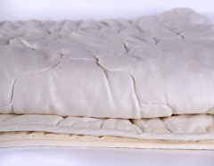 Одеяло всесезонное с шерстью овцы "Золотой мерино", 200х220 см. в чехле из хлопка премиального качества, Natures