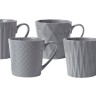 Набор из 4-х кружек Nova, серый, 0,38 л. Maxwell & Williams