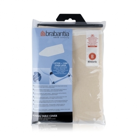 Чехол PerfectFit 124х38 см (B), 2 мм поролона, Экрю Brabantia